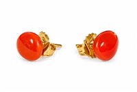 Boucle d'oreilles unique Rosso Prezioso Femme Semino d'Amore in Argent 21444WA
